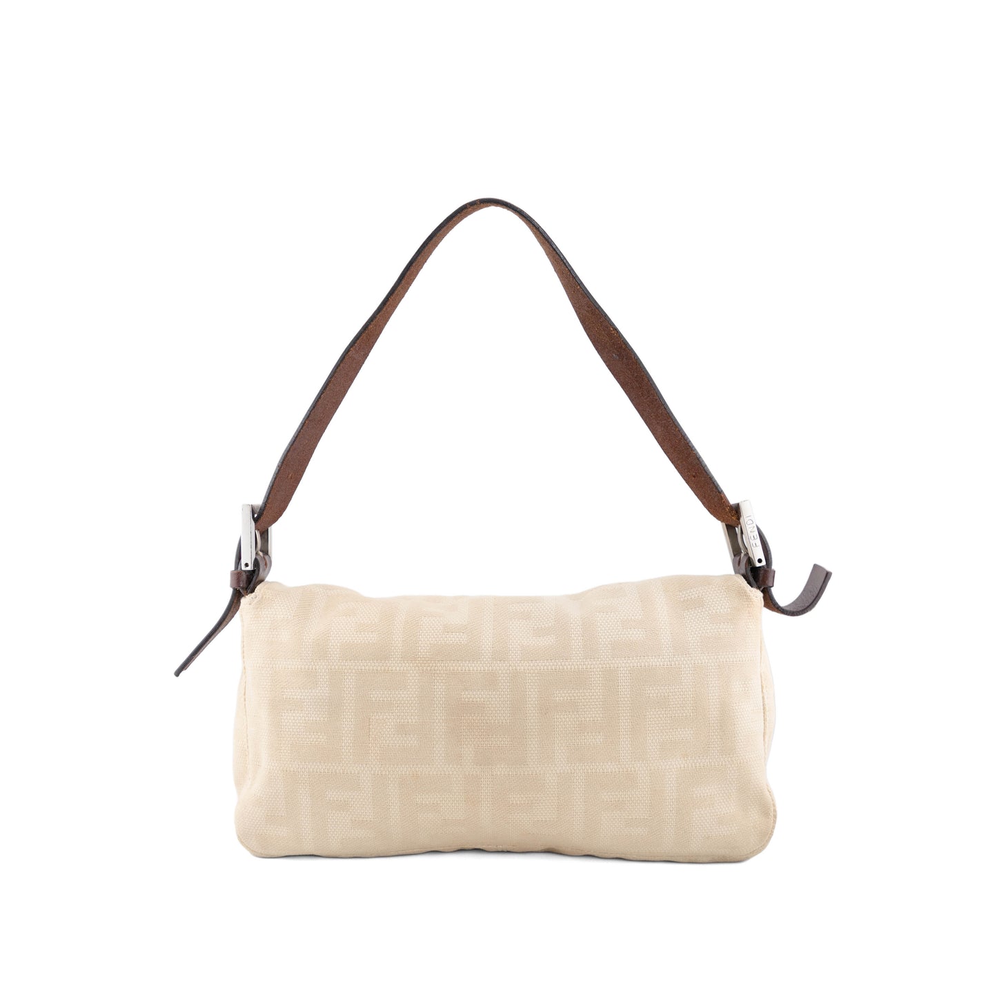 FENDI beige zucca baguette
