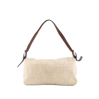 FENDI beige zucca baguette