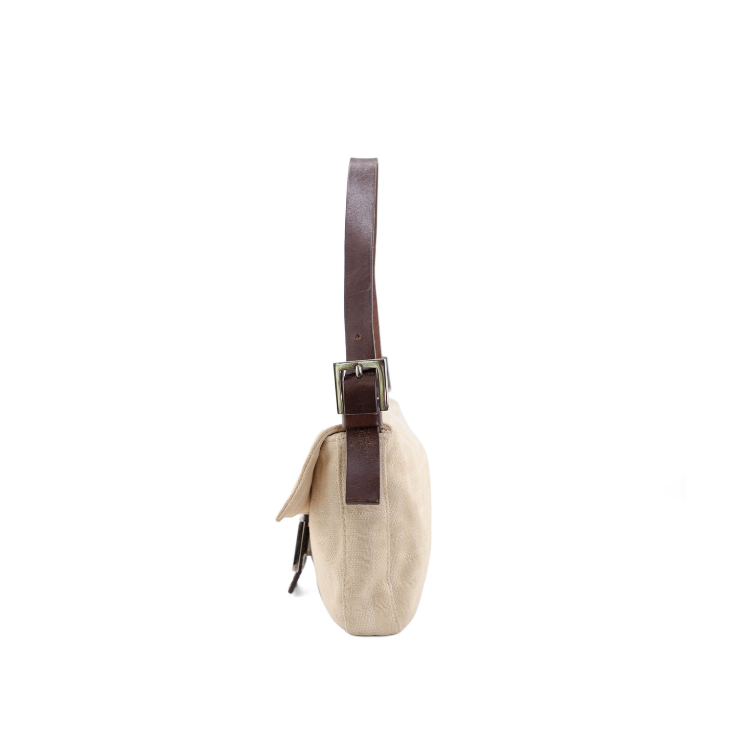 FENDI beige zucca baguette