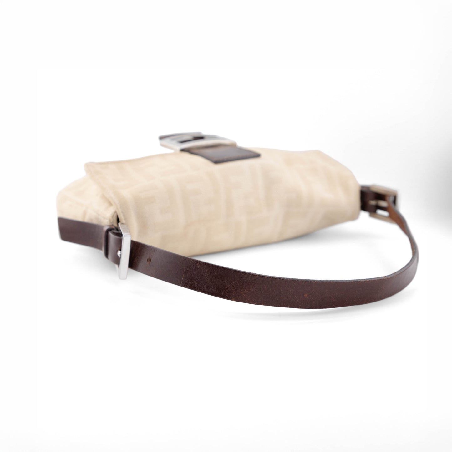 FENDI beige zucca baguette