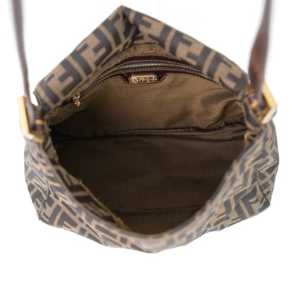 FENDI zucca mamma baguette w/ gold hardware