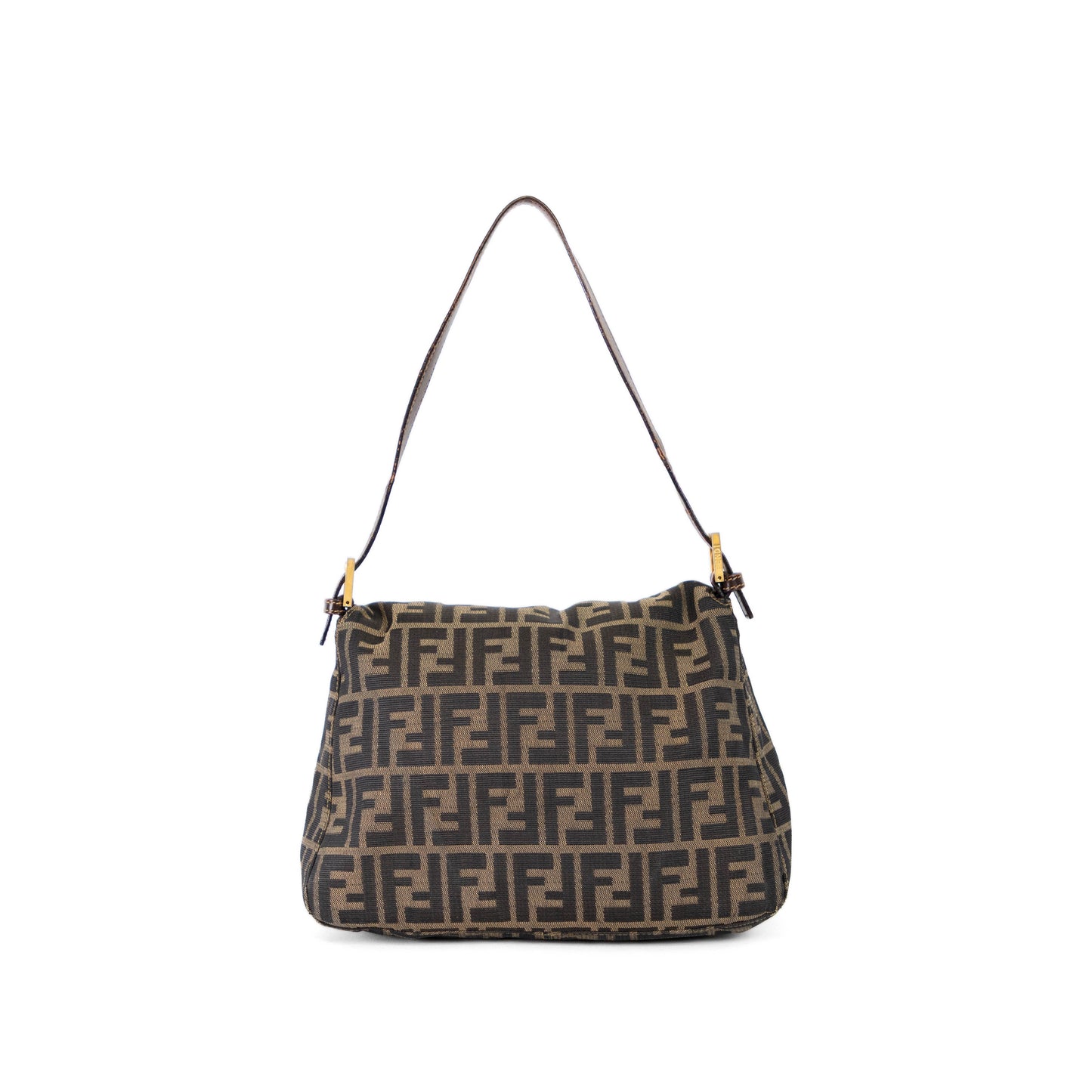 FENDI zucca mamma baguette w/ gold hardware