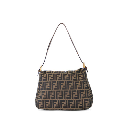 FENDI zucca mamma baguette w/ gold hardware