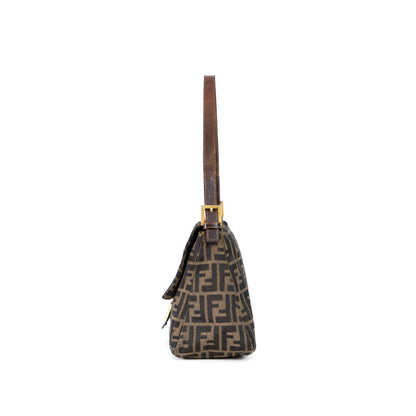 FENDI zucca mamma baguette w/ gold hardware