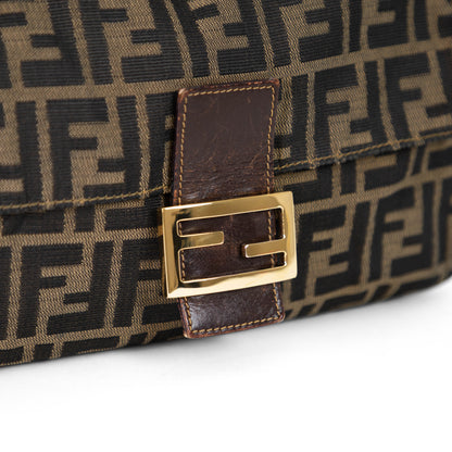 FENDI zucca mamma baguette w/ gold hardware