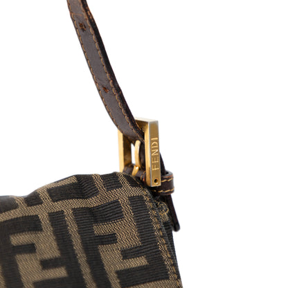 FENDI zucca mamma baguette w/ gold hardware