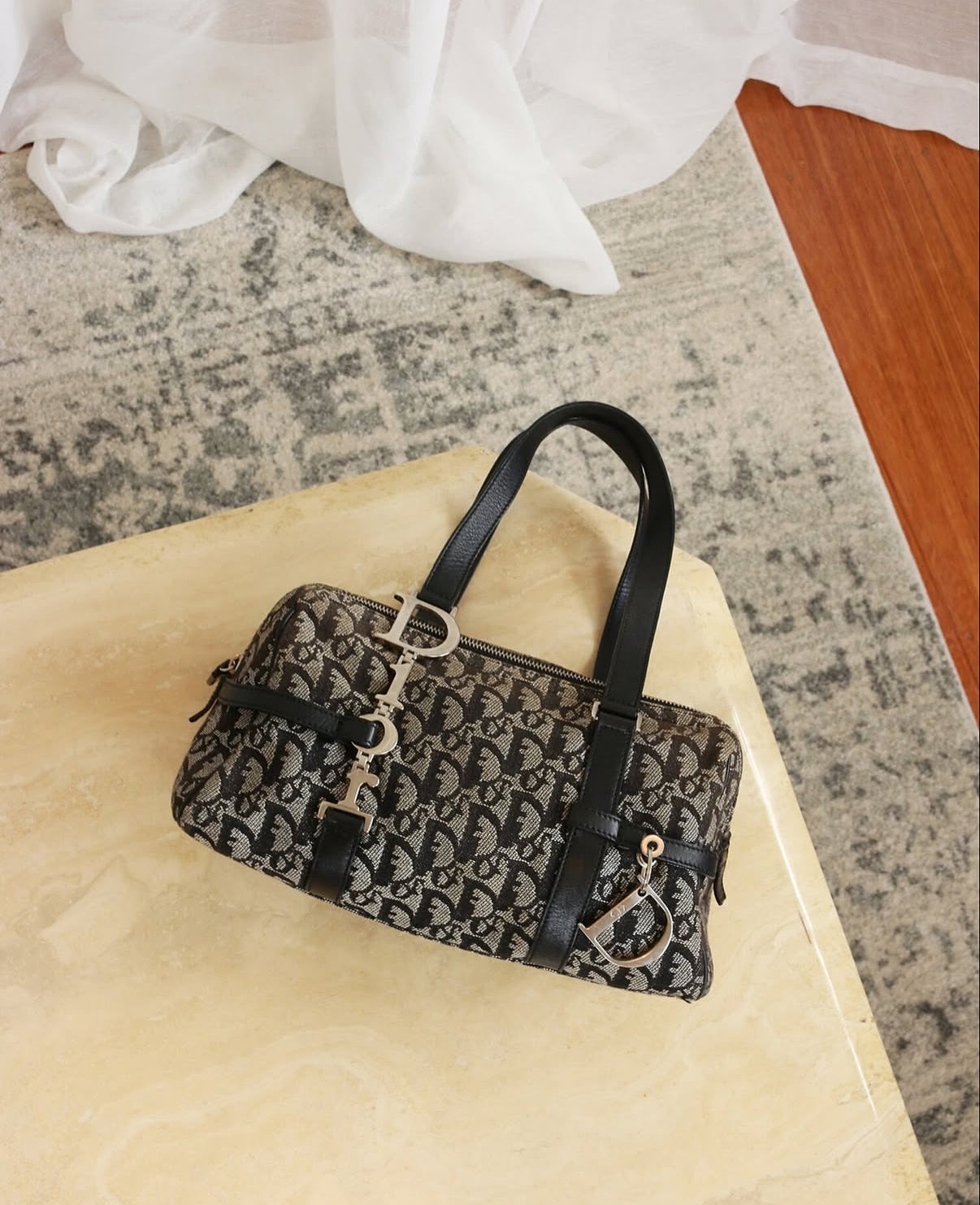 DIOR diorissimo charms trotter handbag