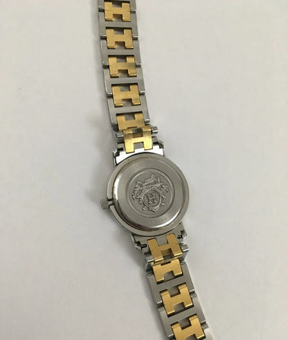 HERMÉS two tone clipper watch