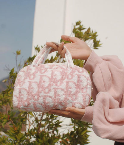 DIOR trotter terry cloth bag