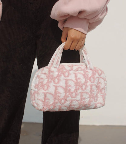 DIOR trotter terry cloth bag