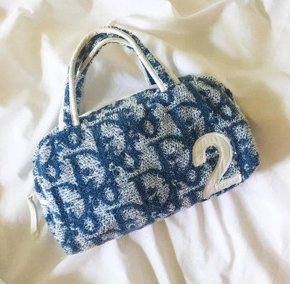 DIOR trotter terry cloth bag