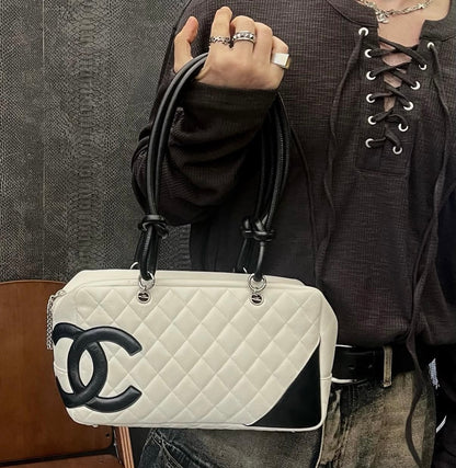 CHANEL COCO matelasse cambon line leather shoulder bag