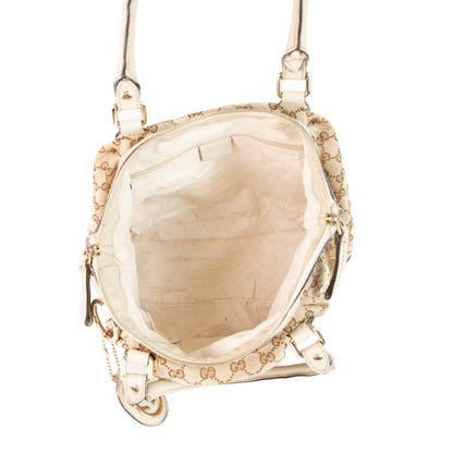 GUCCI gold abbey shoulder bag