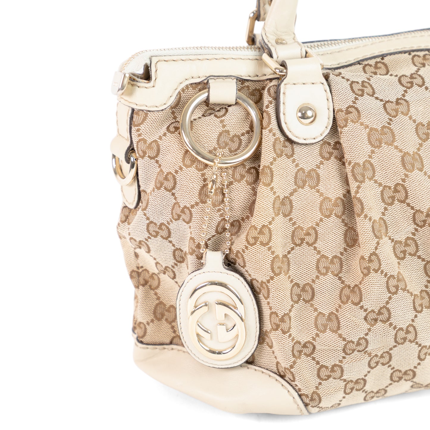 GUCCI gold abbey shoulder bag