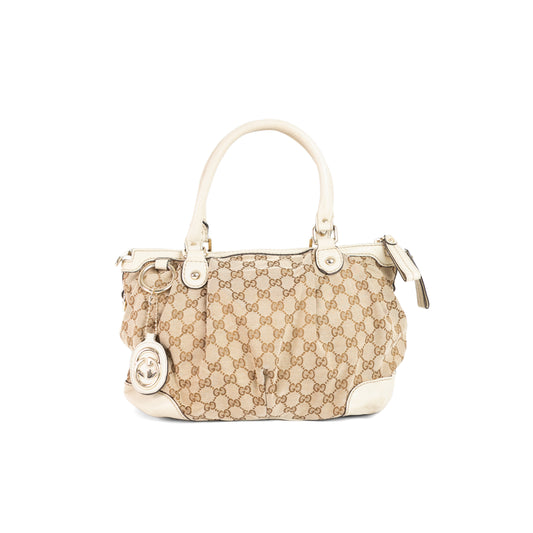 GUCCI gold abbey shoulder bag