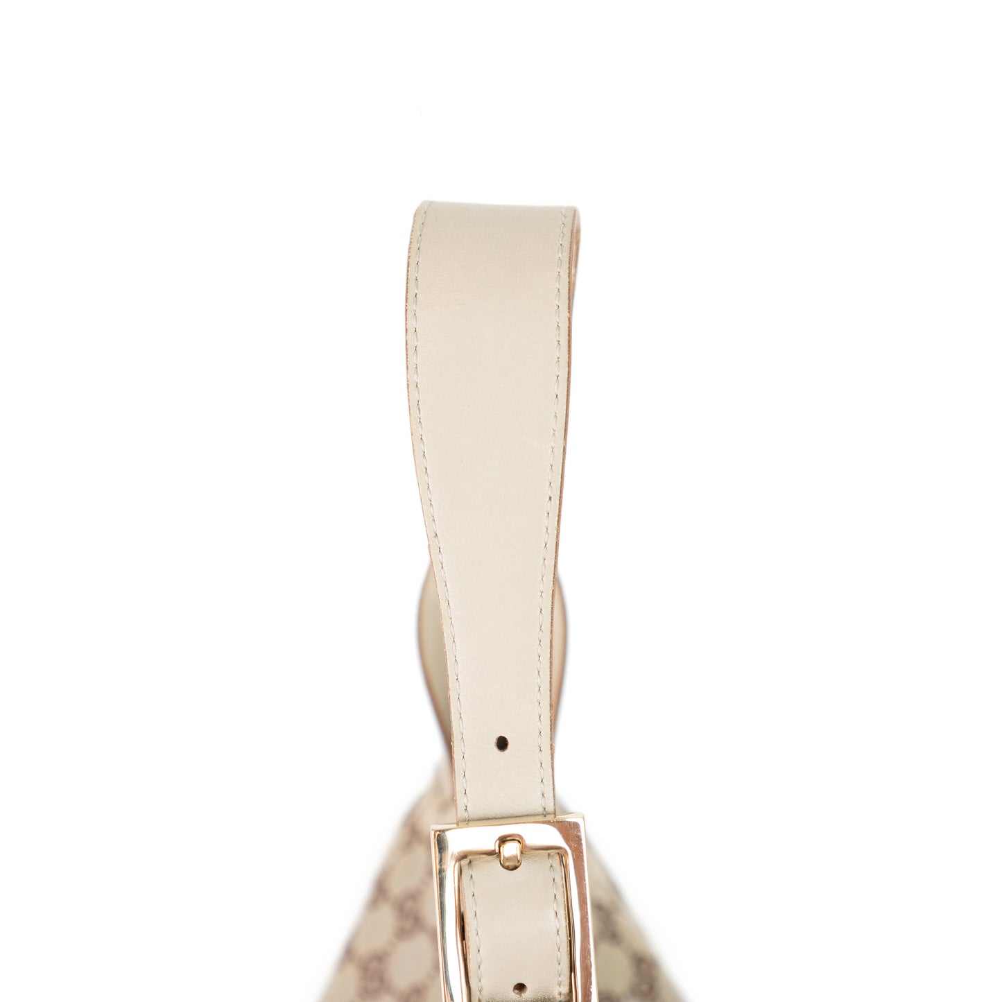 GUCCI beige monogram jackie shoulder bag