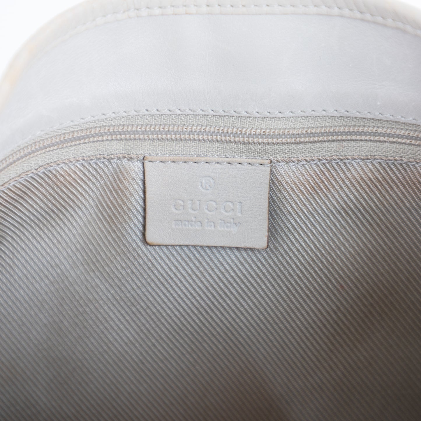 GUCCI beige monogram jackie shoulder bag