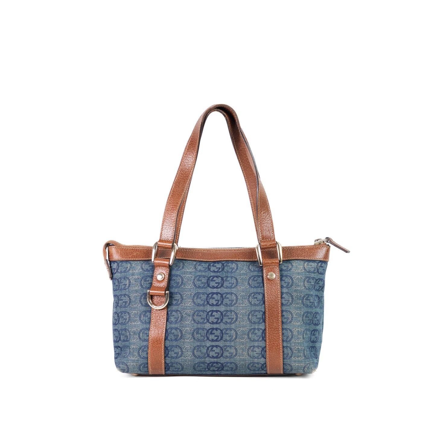 GUCCI denim abbey handbag