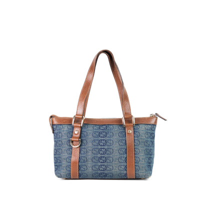 GUCCI denim abbey handbag