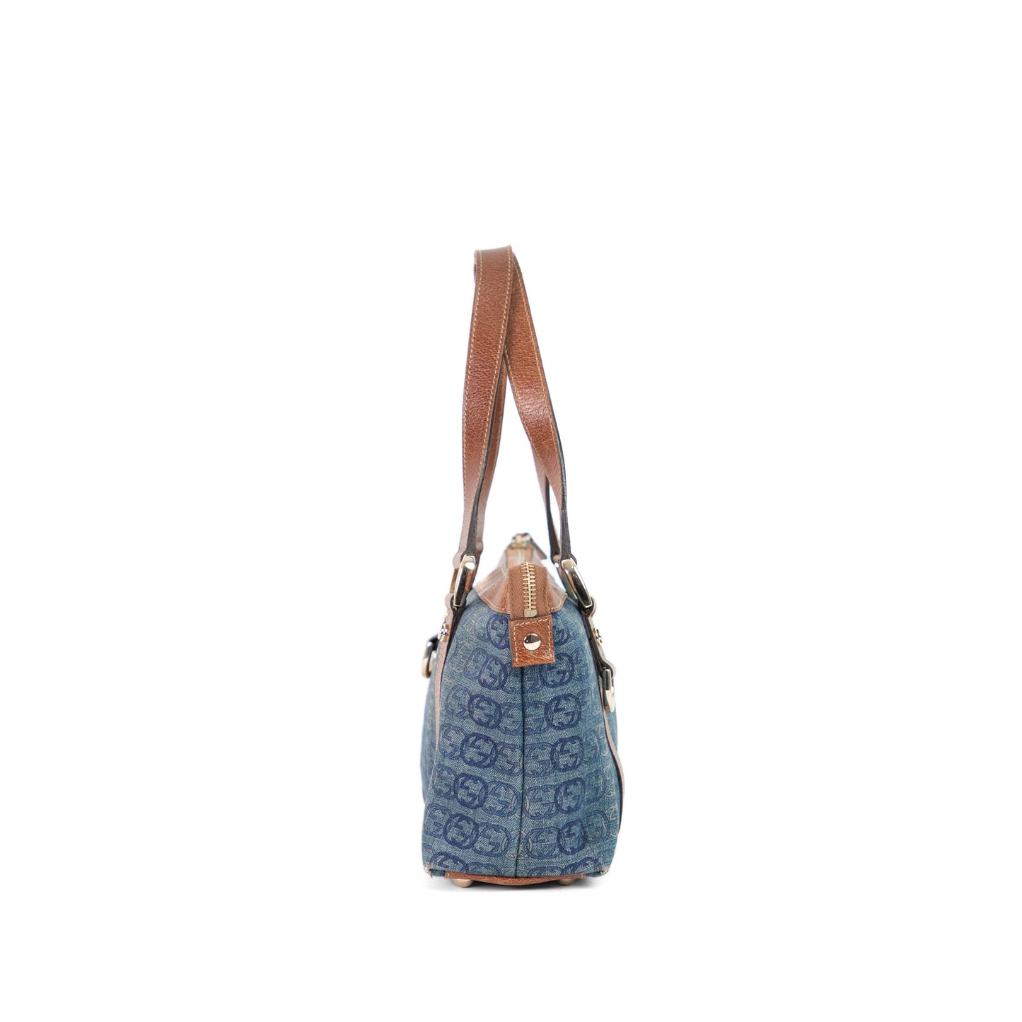 GUCCI denim abbey handbag