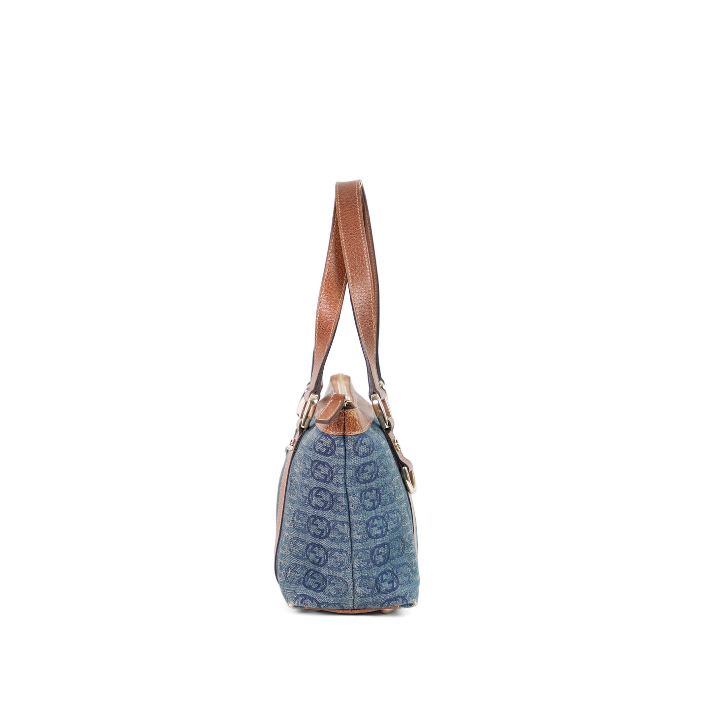 GUCCI denim abbey handbag