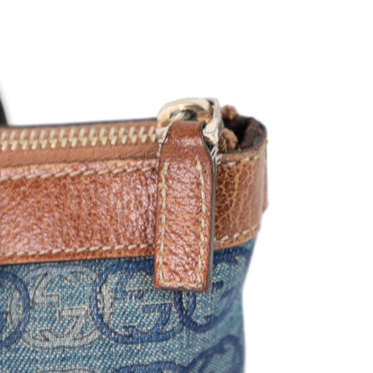 GUCCI denim abbey handbag