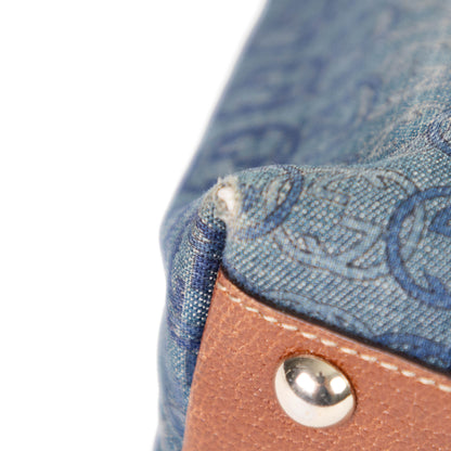 GUCCI denim abbey handbag