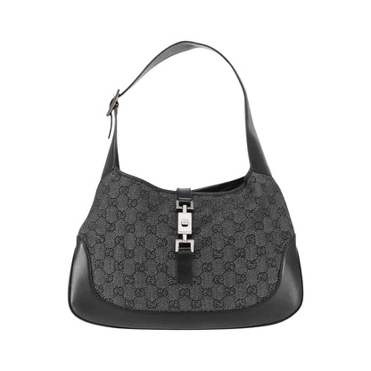 GUCCI black monogram jackie shoulderbag