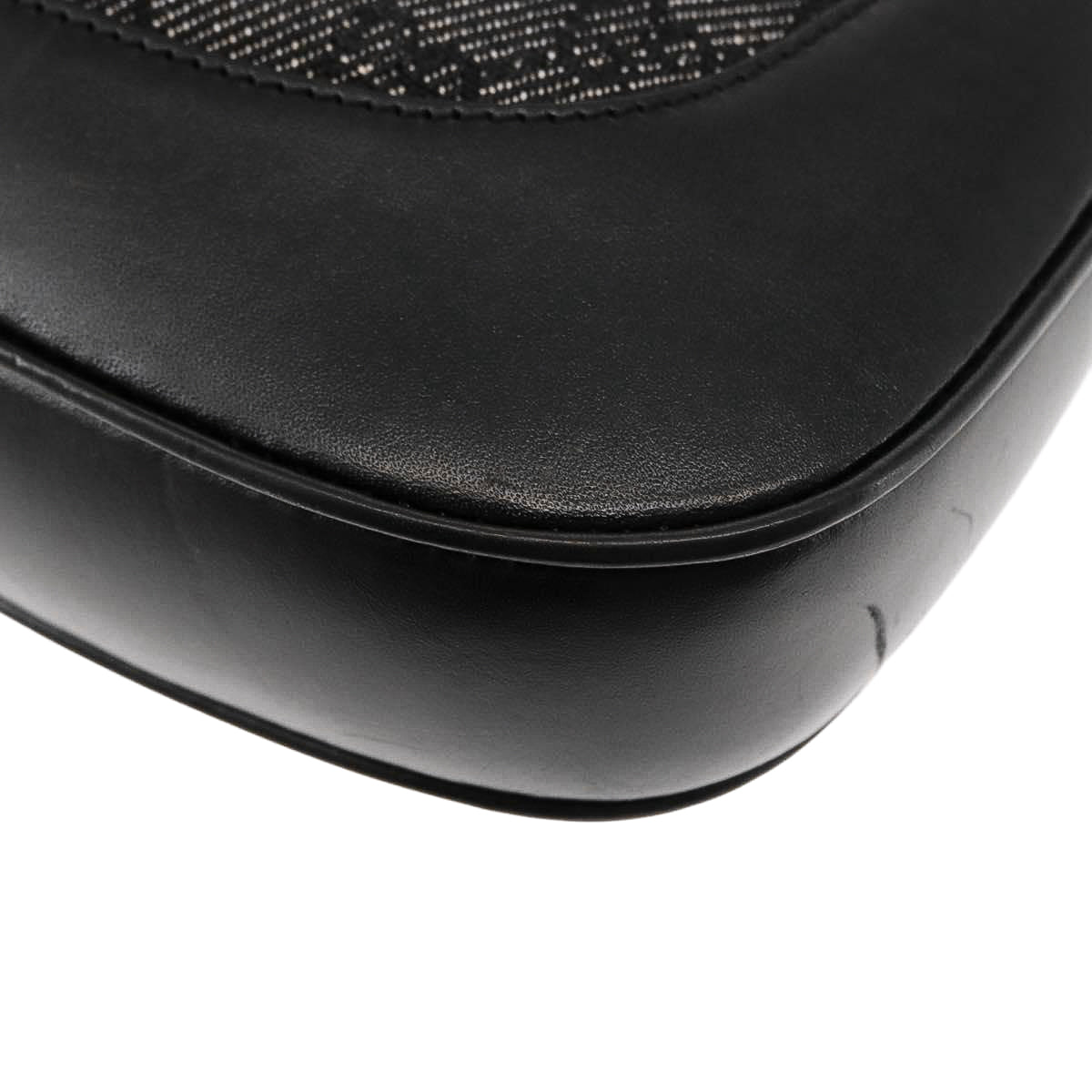 GUCCI black monogram jackie shoulderbag