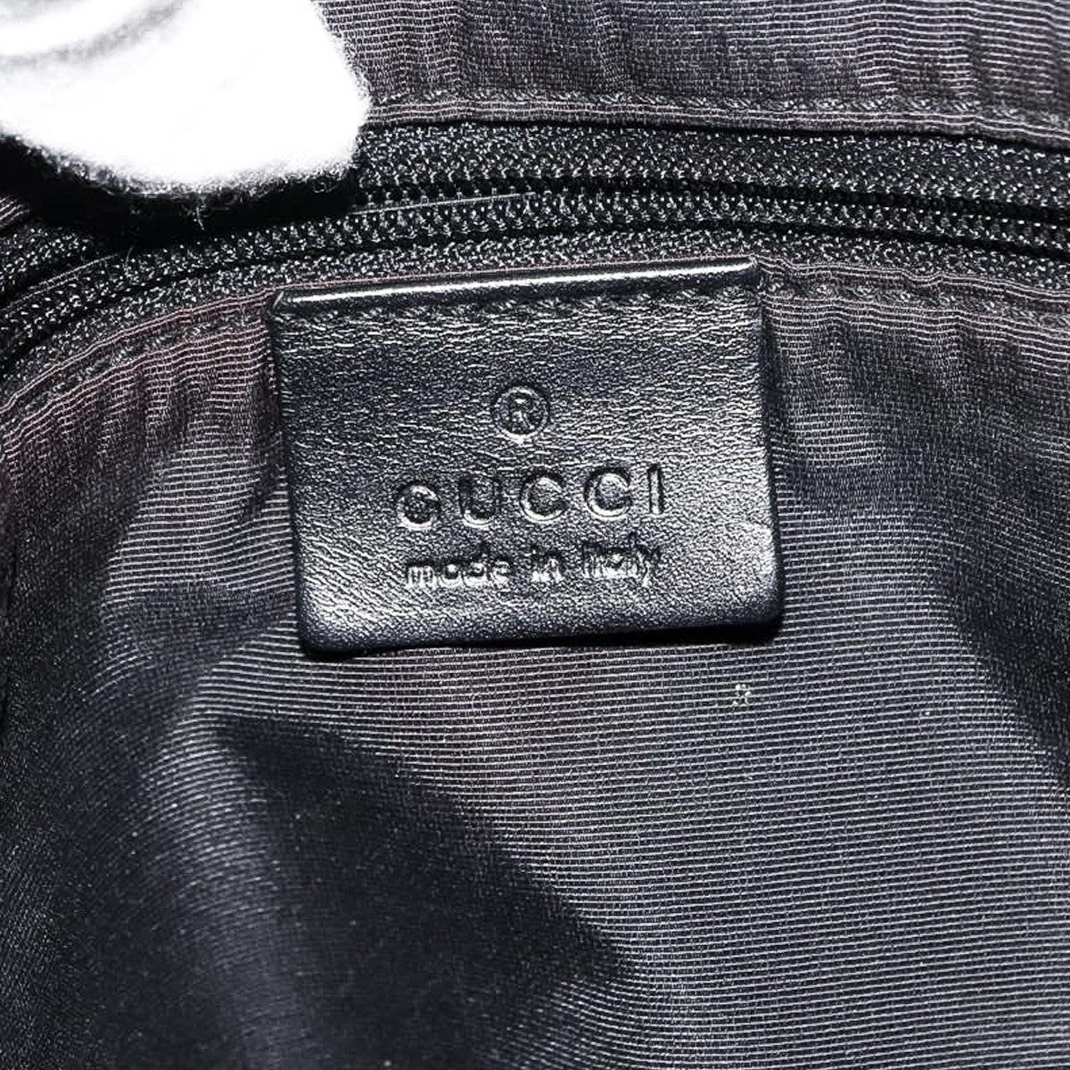 GUCCI black monogram jackie shoulderbag