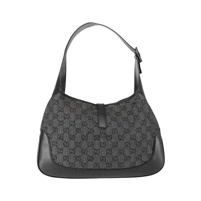 GUCCI black monogram jackie shoulderbag