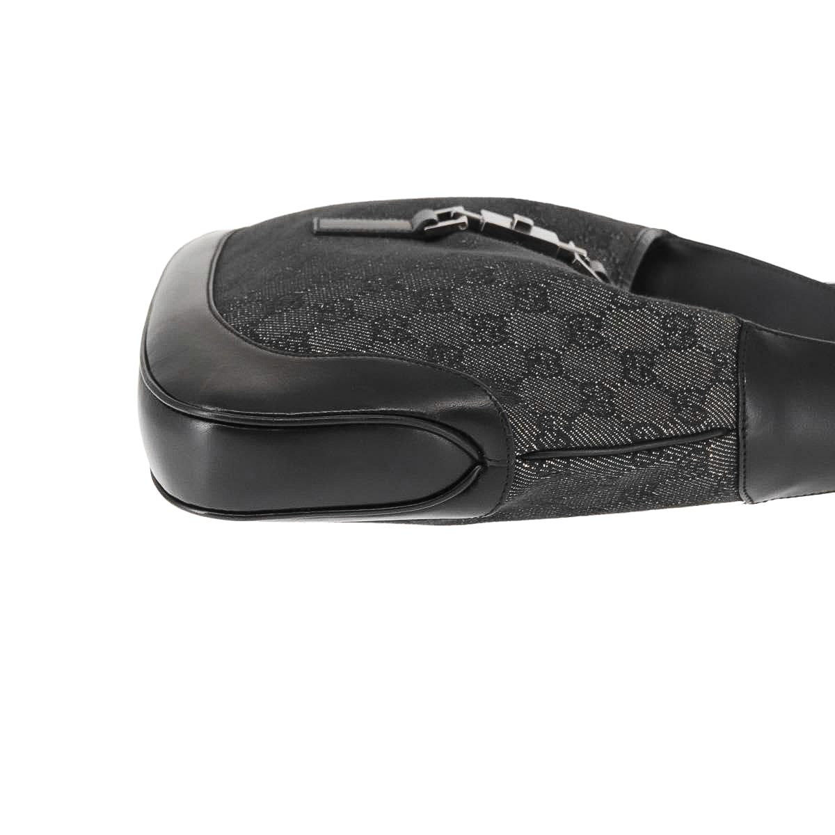 GUCCI black monogram jackie shoulderbag