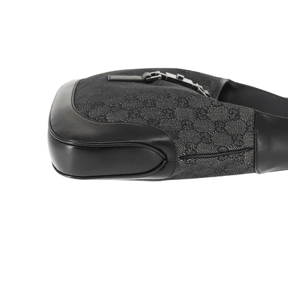 GUCCI black monogram jackie shoulderbag