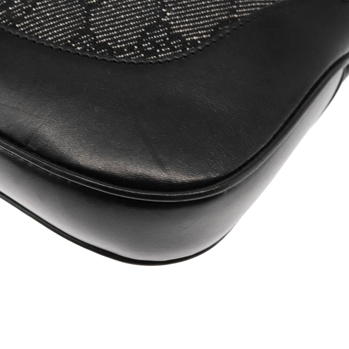 GUCCI black monogram jackie shoulderbag