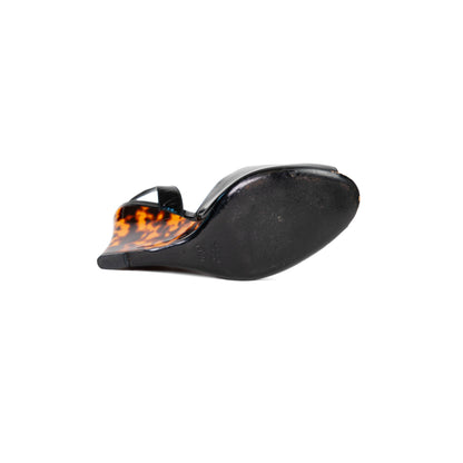 GUCCI vitello vernis wedges sz 38.5