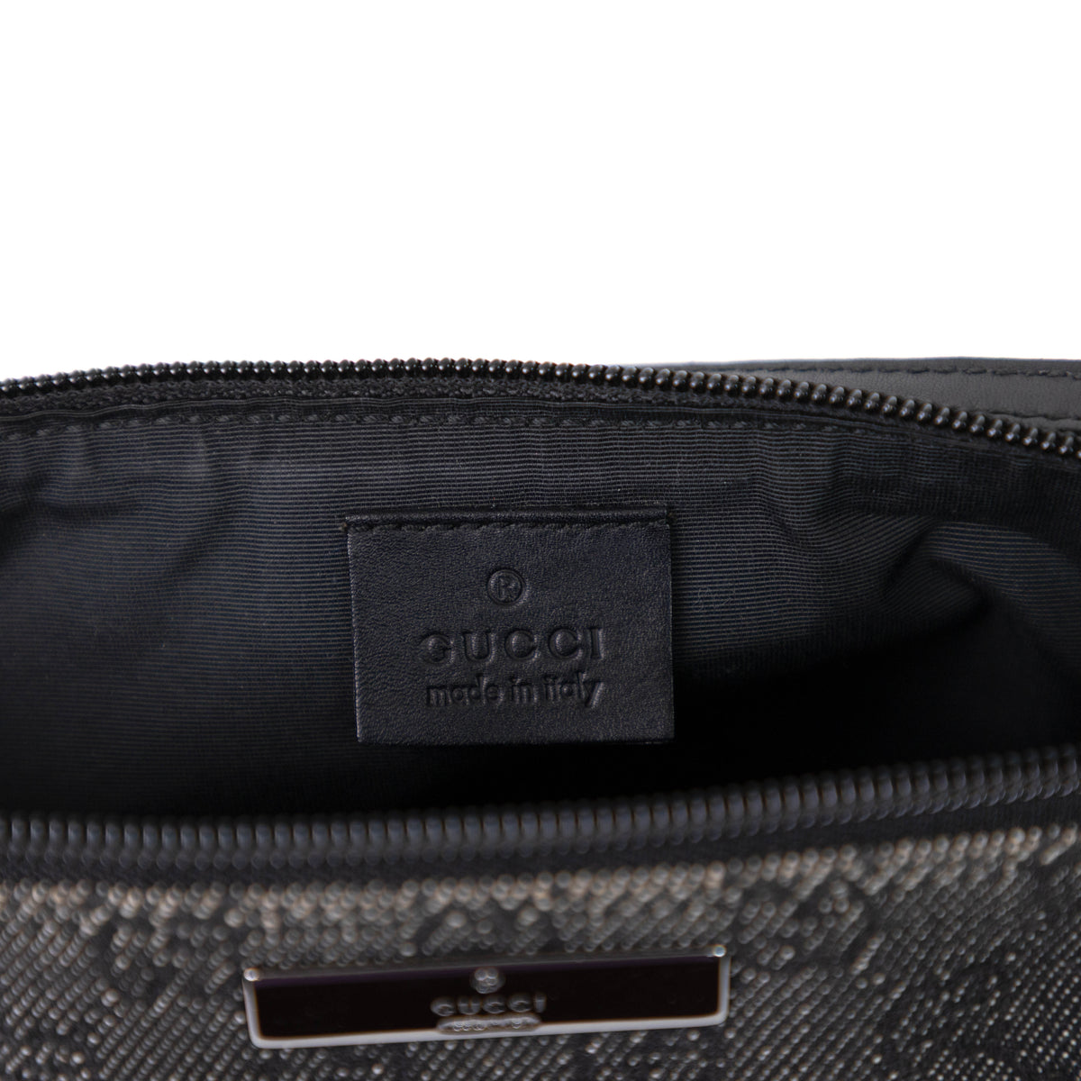 GUCCI boat black hand bag