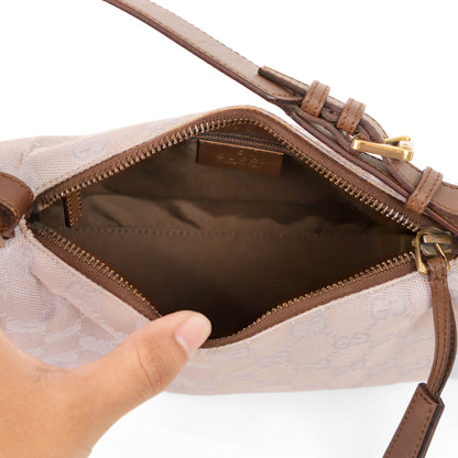 GUCCI GG canvas shoulder bag
