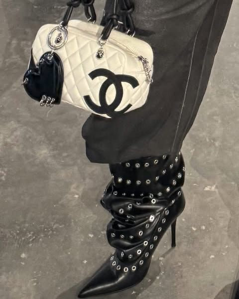 CHANEL COCO matelasse cambon line leather shoulder bag