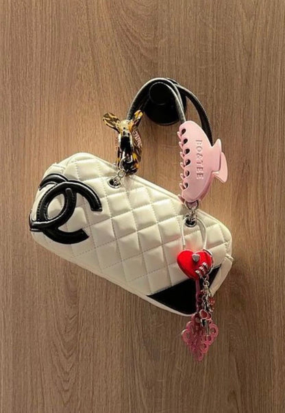 CHANEL COCO matelasse cambon line leather shoulder bag