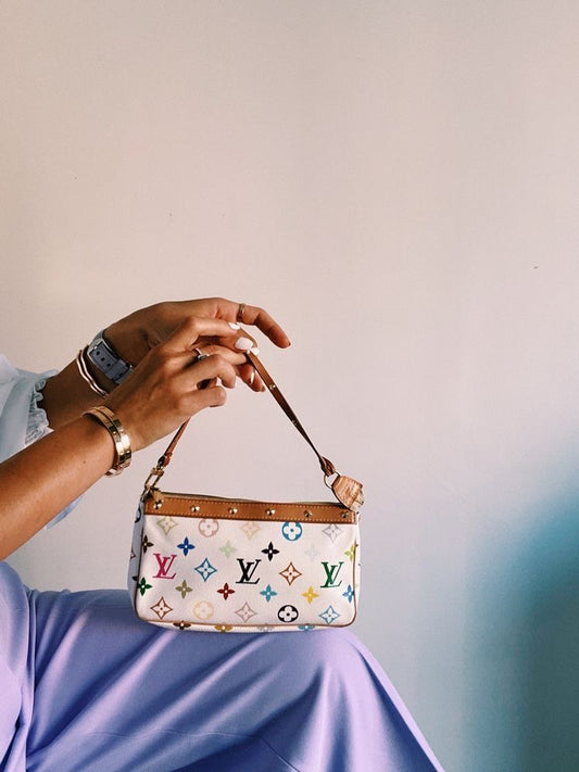 LOUIS VUITTON x Murakami multicolor pochette
