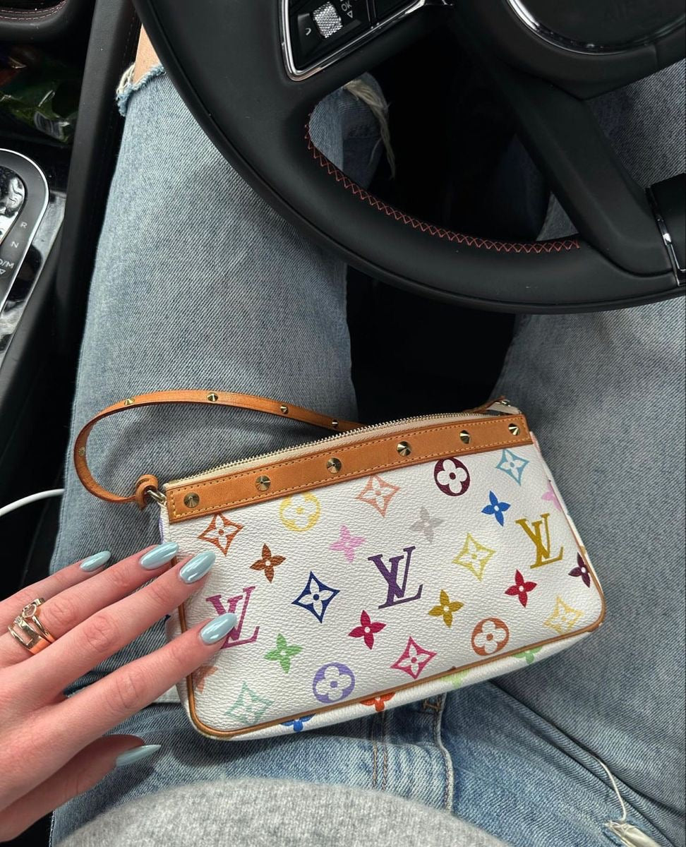 LOUIS VUITTON x Murakami multicolor pochette