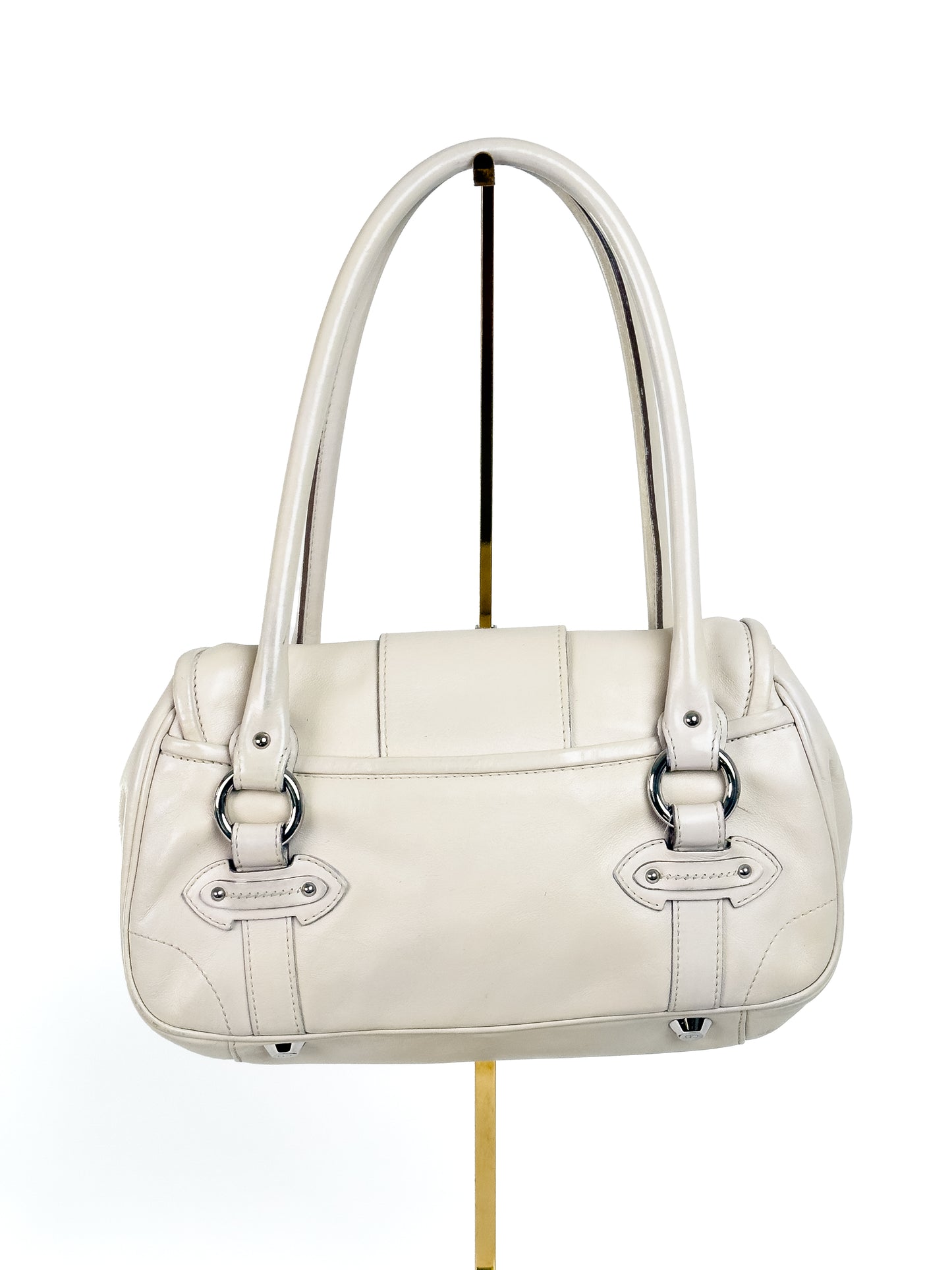 DIOR cream saint germaine leather flap bag