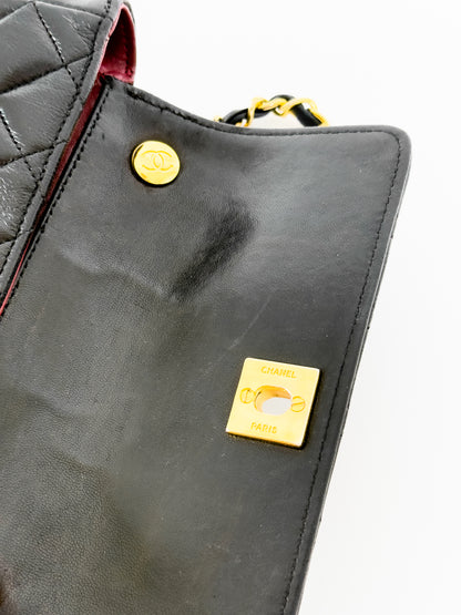 CHANEL mini matelasse shoulderbag