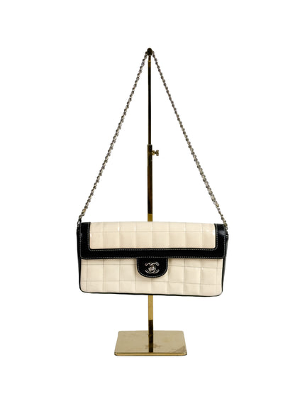 Chanel cream chocolate bar bag