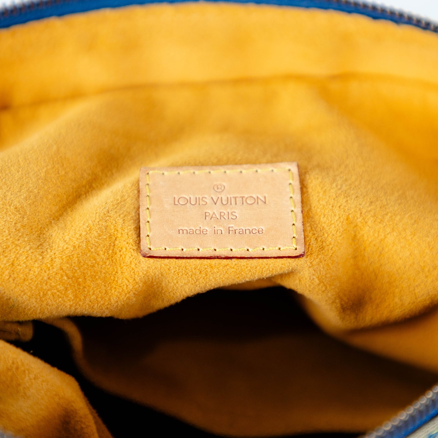 LOUIS VUITTON denim neo cabby mm with shoulder strap
