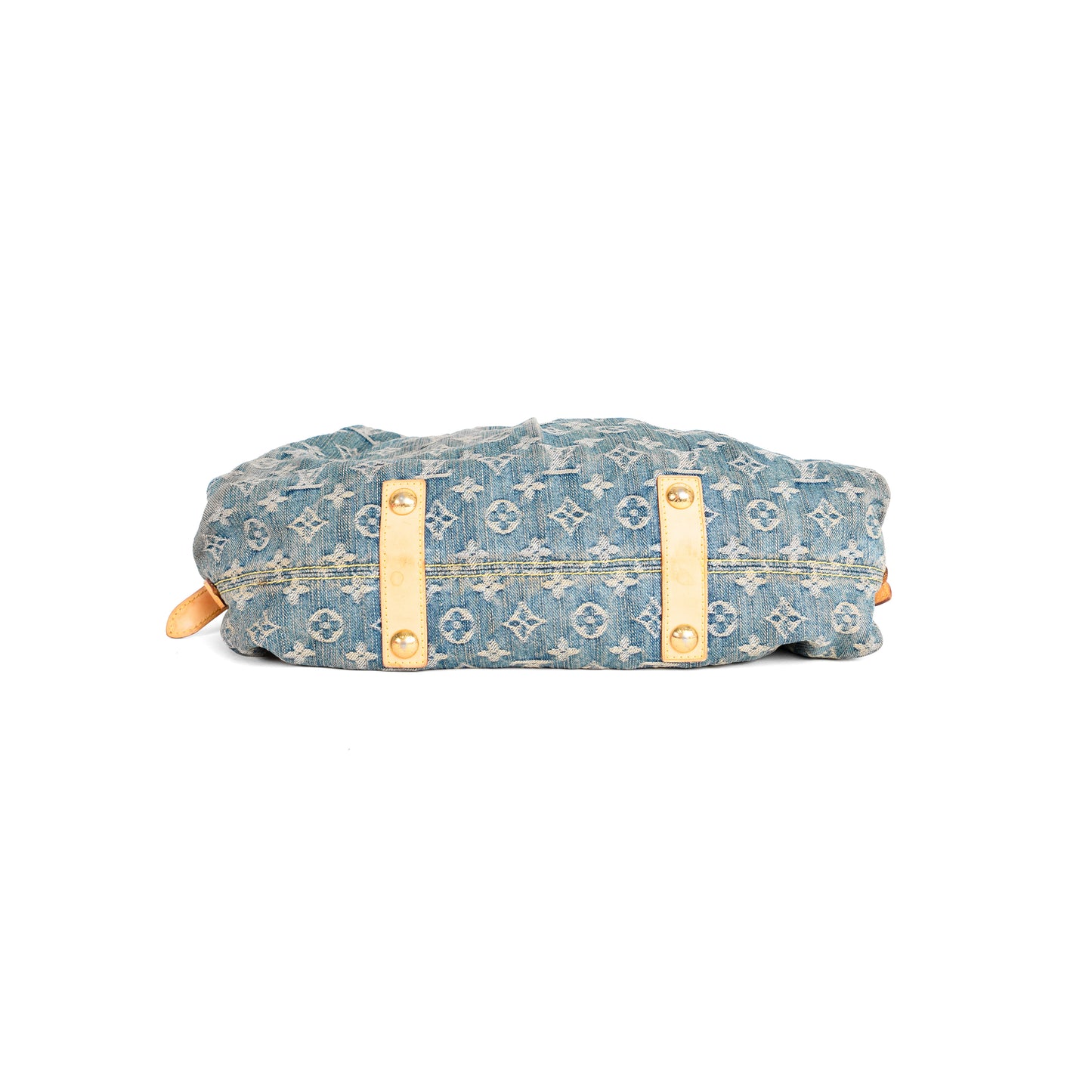 LOUIS VUITTON denim neo cabby mm with shoulder strap