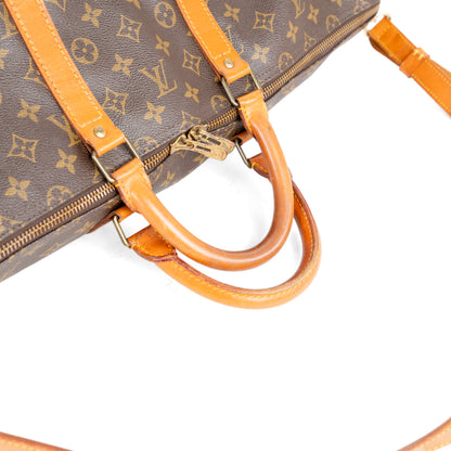 LOUIS VUITTON keepall bandouliere 55 with crossbody strap