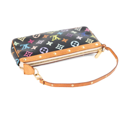 LOUIS VUITTON murakami black pochette