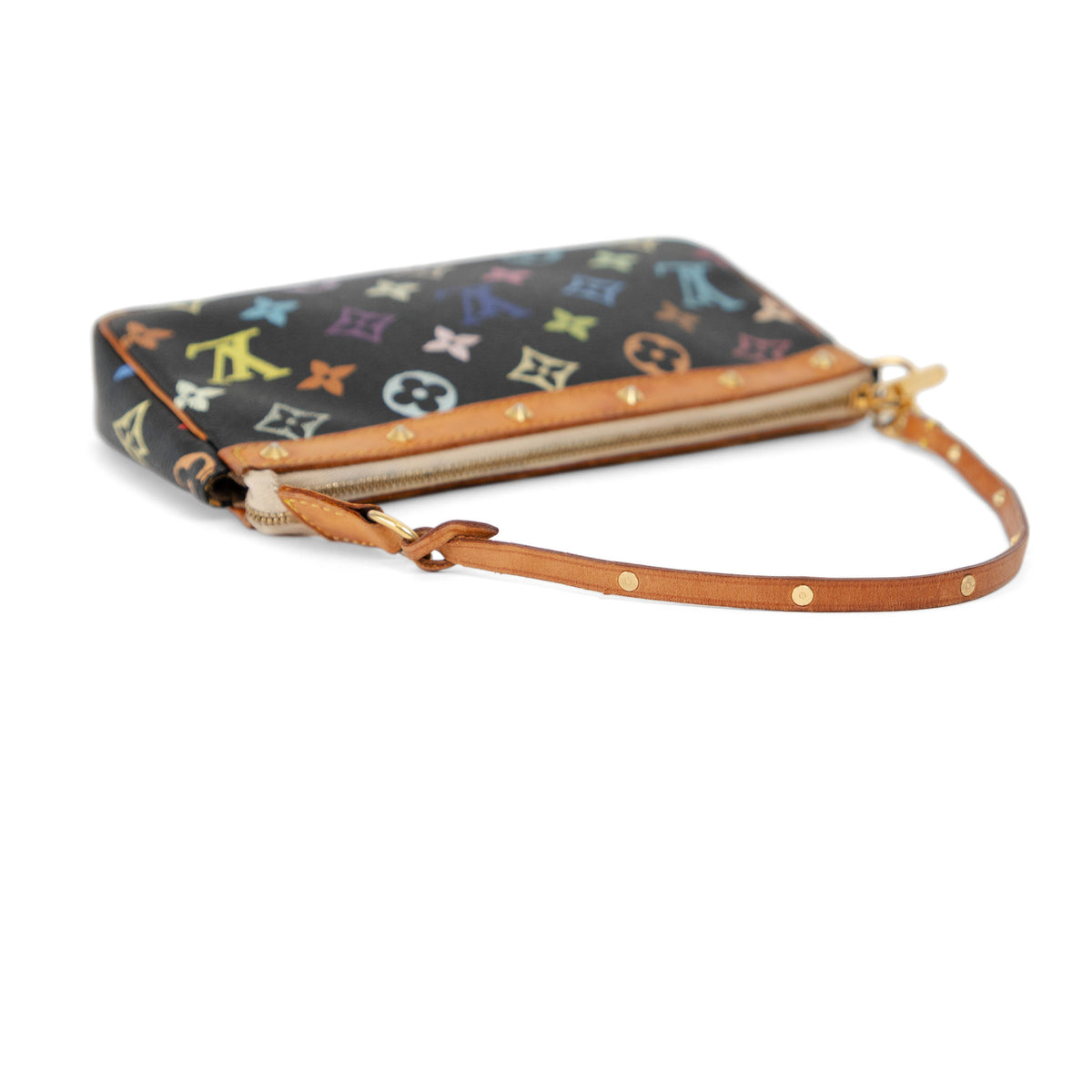 LOUIS VUITTON murakami black pochette