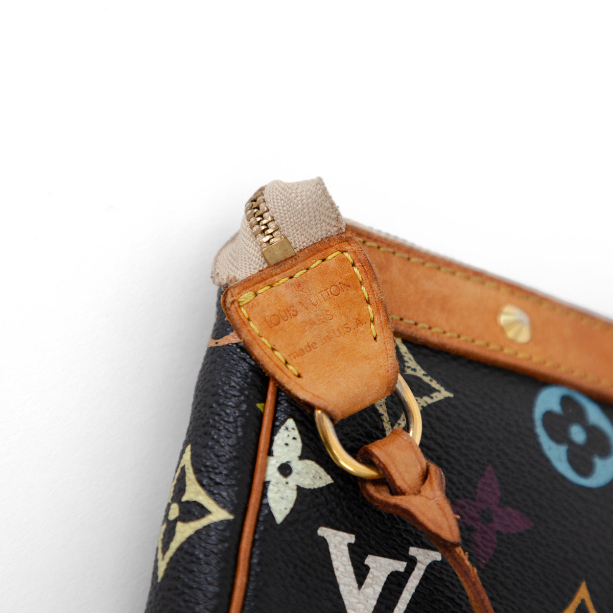 LOUIS VUITTON murakami black pochette